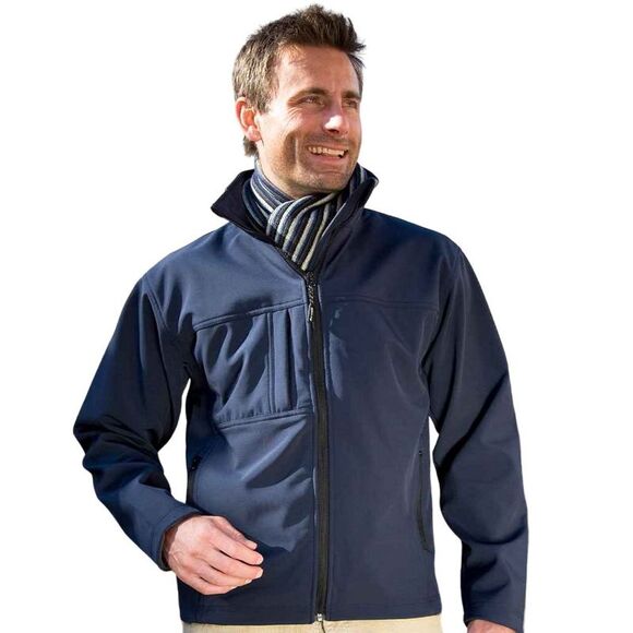 Result Mens Classic Soft Shell Jacket / Navy